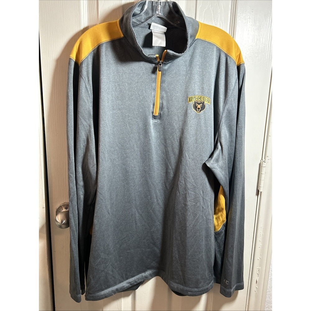 Baylor Bears Pullover Jacket 2XL NCAA Quarter Zip Champion Lightweight